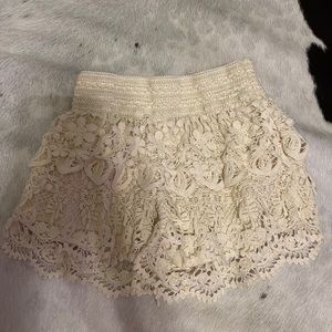 Lace shorts